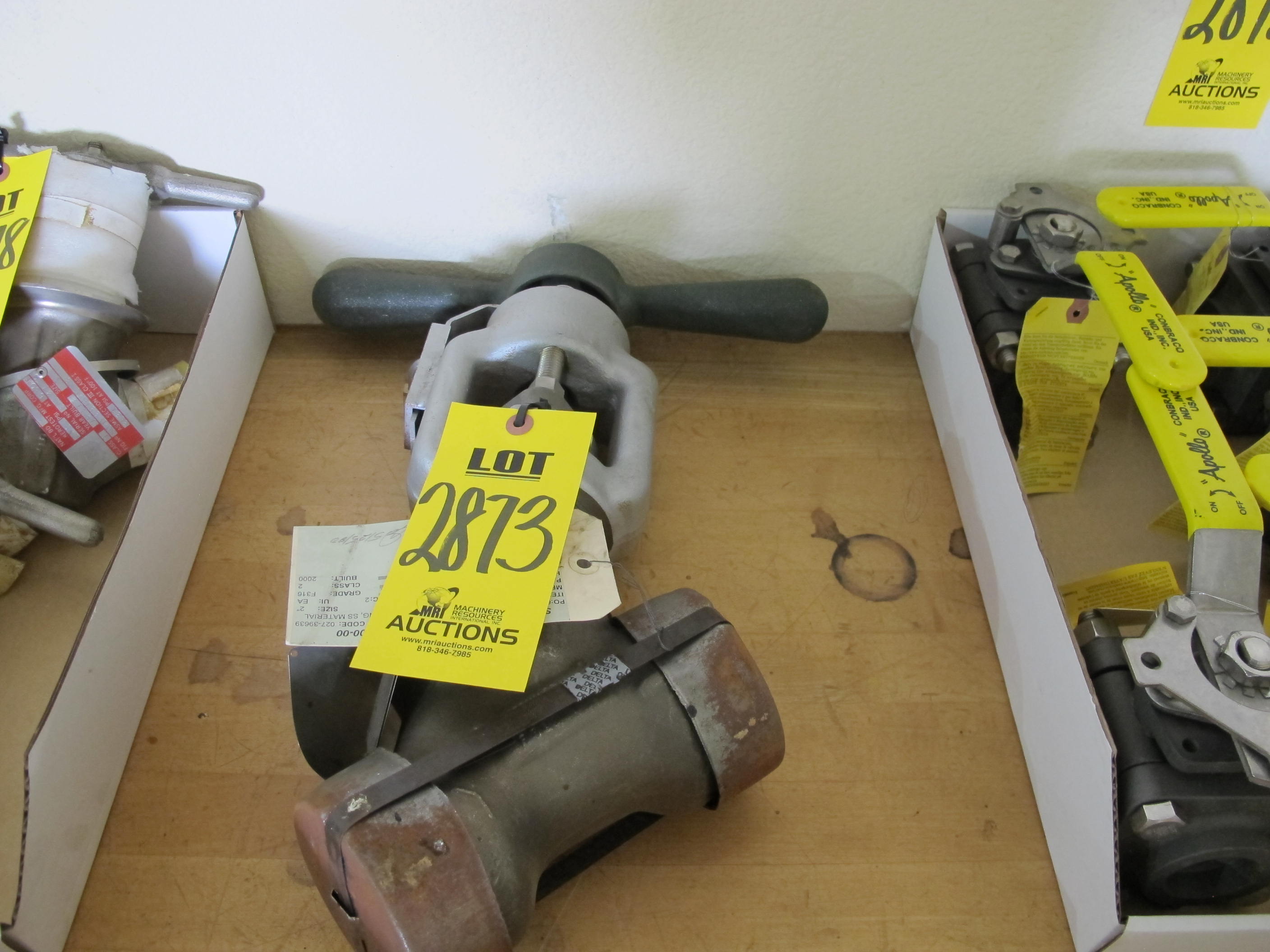 VALVE, 2" SIZE, 2220 PSIG/650F RATING, SS MATERIAL, SCH 80S BW CONNECTIONS, SA182 GR F316 SPECIFICATION. INDICATOR WITH LOCKING DEVICE CONSTRUCTION. PART # D36168(F316)CDT2 (W-51) LOADING & HANDLING FEE $5-